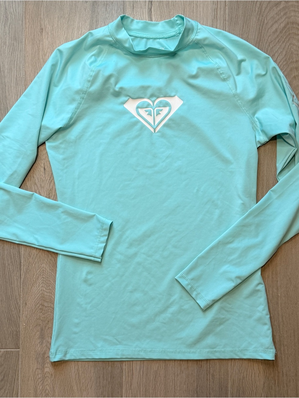 Roxy Seafoam Active Surf Top with White Logo